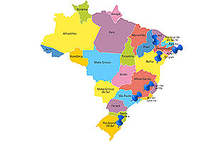 Brazil map