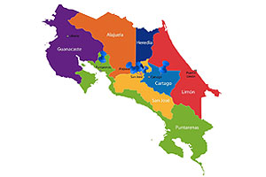 Costa Rica Map