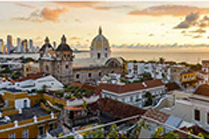 Picturesque cityscape of Colombia